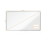 Tableau blanc Widescreen Premium Plus émaillé - 70 " - 155 x 87 cm - Nobo