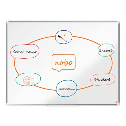 Tableau blanc Premium Plus émaillé Nobo