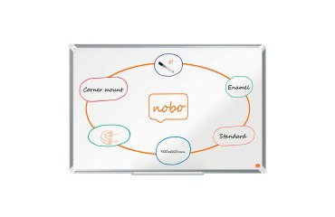 Pizarra esmaltada blanca Premium Plus Nobo 90 x 60 cm