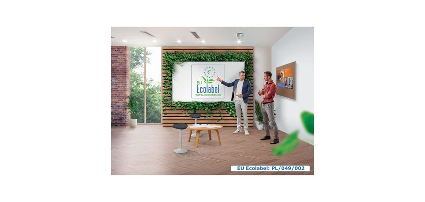 Tableau blanc laqué Premium+ 16/9e Nobo