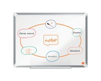 Whiteboard Premium Plus enamel - 600 x 450 mm - Nobo