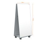 Système de tableaux blancs mobile Move & Meet - 180 x 90 cm - Nobo
