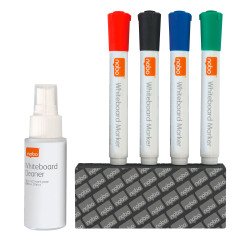 Kit de limpieza para pizarras blancas Nobo