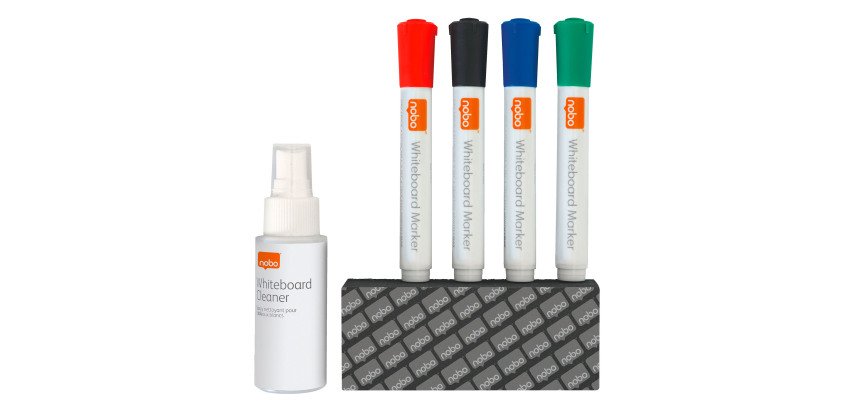 Kit de nettoyage pour tableaux blancs - Nobo