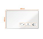 Tableau blanc Widescreen Premium Plus émaillé - 85" - 188 x 106 cm - Nobo