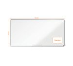 Tableau blanc Premium Plus émaillé - 180 x 90 cm - Nobo