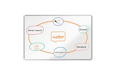 Pizarra blanca esmaltada Premium Plus Nobo - 150 x 100 cm