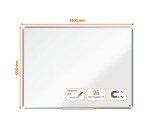 Tableau blanc Premium Plus émaillé - 120 x 90 cm - Nobo