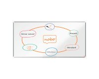 Tableau blanc Premium Plus émaillé - 180 x 90 cm - Nobo