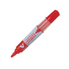 Marcatore per lavagne bianche ricaricabili Pilot V-Board Master colore rosso