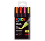 Rotuladores Posca colores surtidos Fluor PC5M- Caja de 4