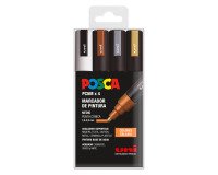 Rotuladores Posca colores surtidos Galaxia PC5M- Caja de 4