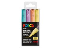 Rotuladores Posca colores surtidos Pastel PC1M- Caja de 4