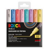 Rotuladores Posca colores surtidos Pastel PC1M- Caja de 8