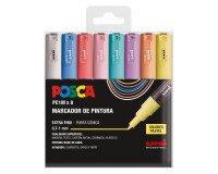 Rotuladores Posca colores surtidos Pastel PC1M- Caja de 8