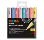 Rotuladores Posca colores surtidos Pastel PC1M- Caja de 8
