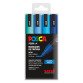 Rotuladores Posca colores surtidos Azules PC5M- Caja de 4