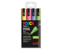 Rotuladores Posca colores surtidos Brillantes PC5M- Caja de 4