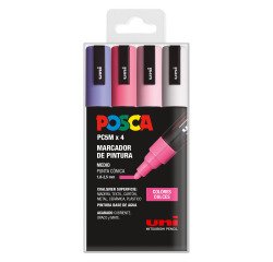 Rotuladores Posca colores surtidos Dulces PC5M- Caja de 4
