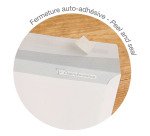 Packung 500 Briefumschläge Clairefontaine 114 x 229 mm 80 g ohne Adressfenster