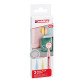 Rotulador permanente de pintura pastel e-751 edding - Pack de 3