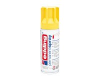 Spray de pintura acrílica permanente mate edding 5200 - 200 ml Amarillo