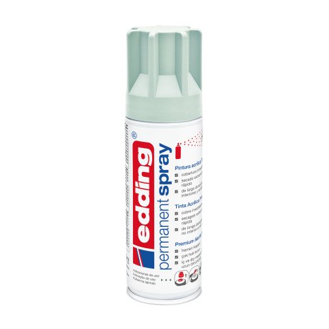 Spray de pintura acrílica permanente mate edding 5200 - 200 ml Verde pastel
