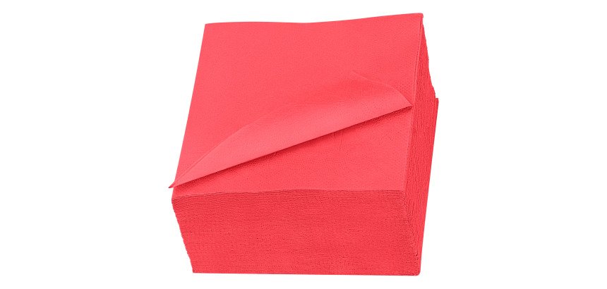 Servilleta de mesa de celulosa Tork Lunch 33 x 33 cm, de color - Paquete de 200
