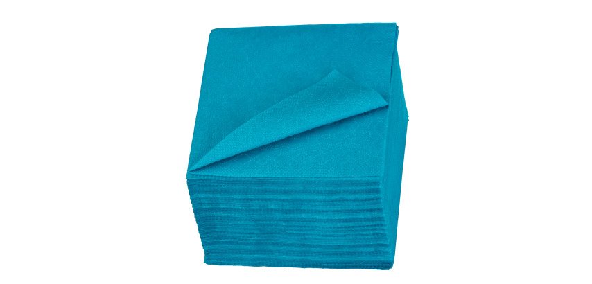 Serviette de table en ouate 2 plis Tork Lunch 24 x 24 cm, en couleur - Paquet de 200
