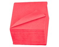 Serviette de table en ouate Tork Lunch 24 x 24 cm rouge - Paquet de 200