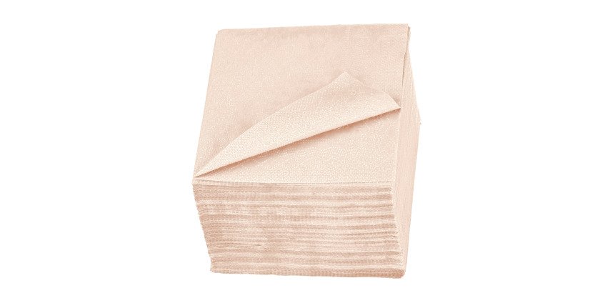 Serviette de table en ouate 2 plis Tork Lunch 24 x 24 cm, en couleur - Paquet de 200