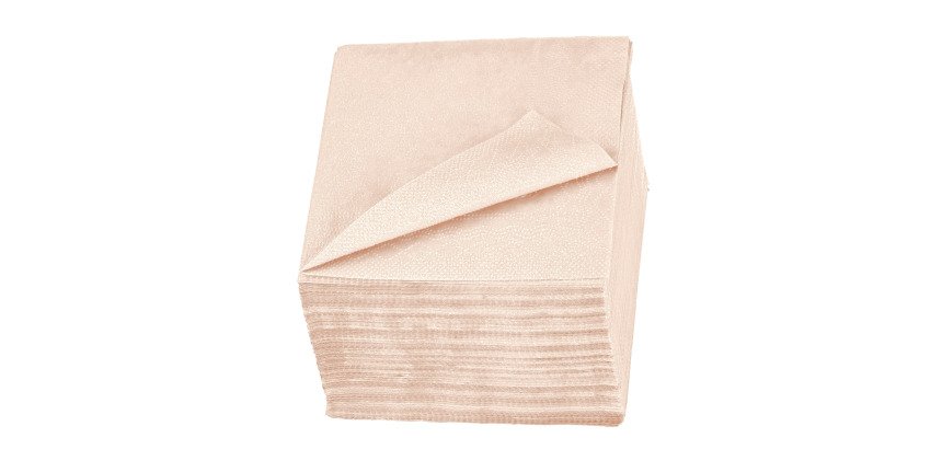 Serviette de table en ouate 2 plis Tork Lunch 24 x 24 cm, en couleur - Paquet de 200
