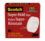 Ruban adhésif Scotch à cacheter Super-Hold - Largeur 19 mm x longueur 25,4 m