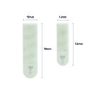 Lengüetas adhesivas Command 3M tamaño S y M - Blister de 12