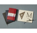 Cuaderno Moleskine de bocetos liso 13 x 21 cm Negro