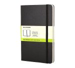 Cuaderno Moleskine Clásico tapa dura liso 9 x 14 cm Negro