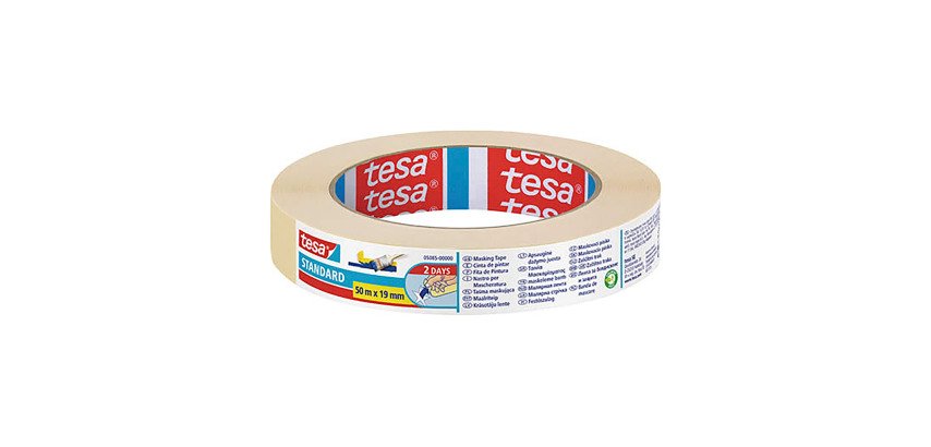 Cinta de pintor Tesa 50 m  x 19 mm