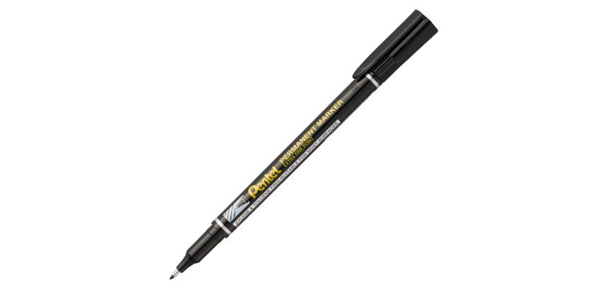 Marcatore permanente Pentel NF450 punta extra fine colore nero