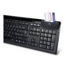 Tastiera italiana USB con lettore smart card integrato cablato Hamlet XKKITASCR qwerty