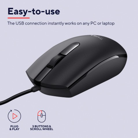 TRUST OPTICAL MOUSE TM-101 USB - 24274