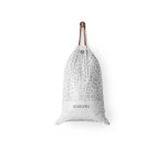 Sac poubelle 45 litres Brabantia liens coulissants blanc - paquet de 10