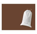 Sac poubelle 45 litres Brabantia liens coulissants blanc - paquet de 10