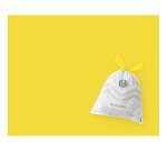 Sac poubelle 3 litres Brabantia liens coulissants blanc - paquet de 20