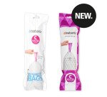 Sac poubelle 10/12 litres à liens coulissants Brabantia C blanc - 20 sacs