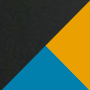 Noir/Bleu/Safran