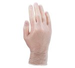 Gants jetables vinyle non poudré - Boîte de 100 gants