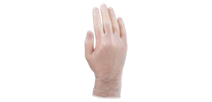 Disposable gloves powder-free vinyl - box 100
