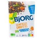 Plat cuisiné lentilles carottes bio Bjorg - Sachet de 250 g