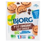 Petits fondants cœur chocolat bio Bjorg - Sachet de 180 g