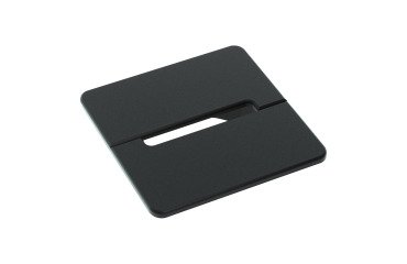 Pasacable cuadrado para tablero Ecla - lote de 2